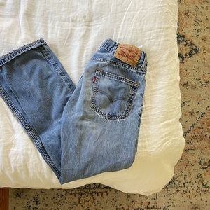 Blue vintage Levi jeans